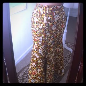 Vintage mermaid fishtail tiki skirt ooak